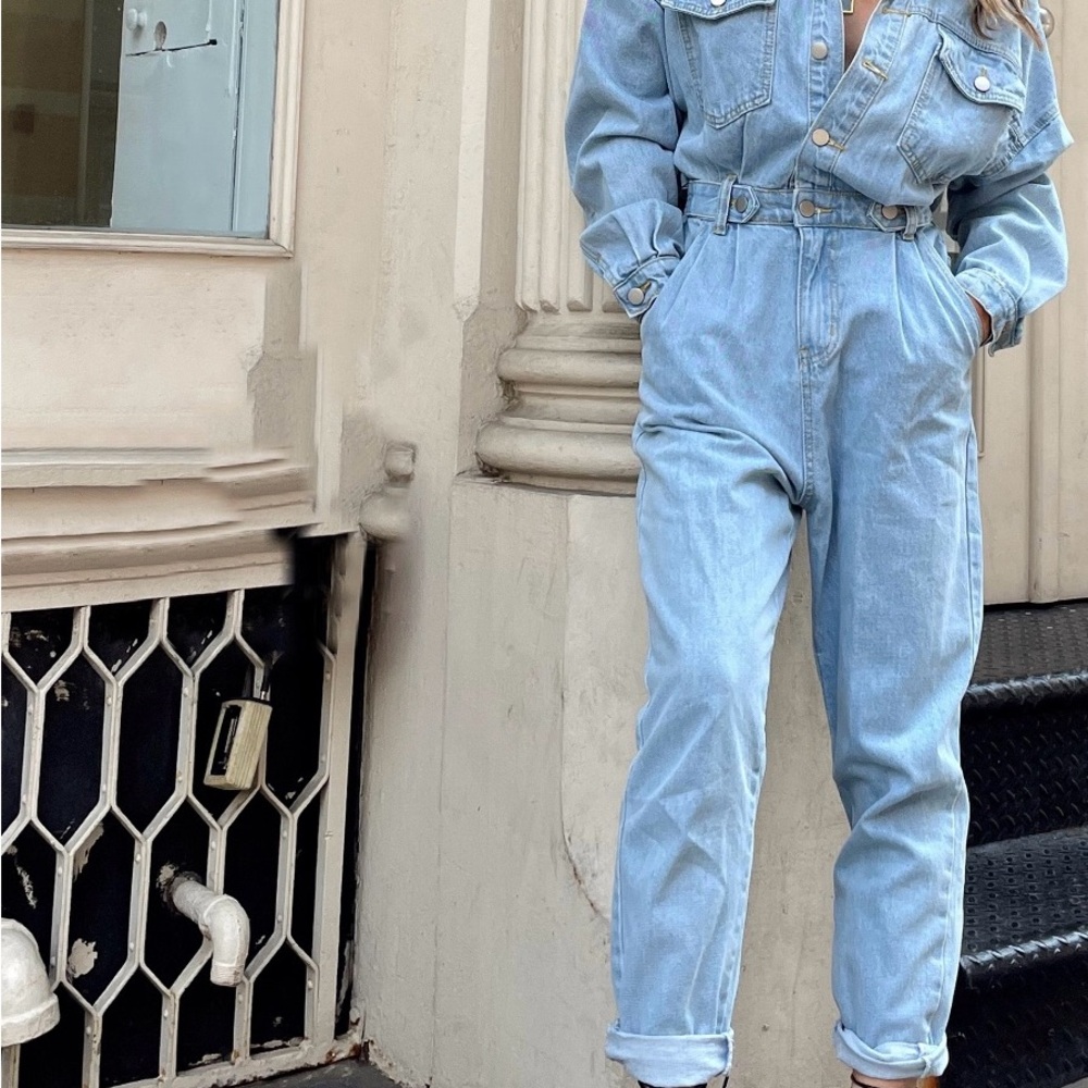 12th Tribe Hendrix Denim Jumpsuit